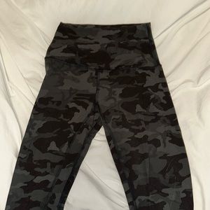Green Camo Lululemon Align Leggings